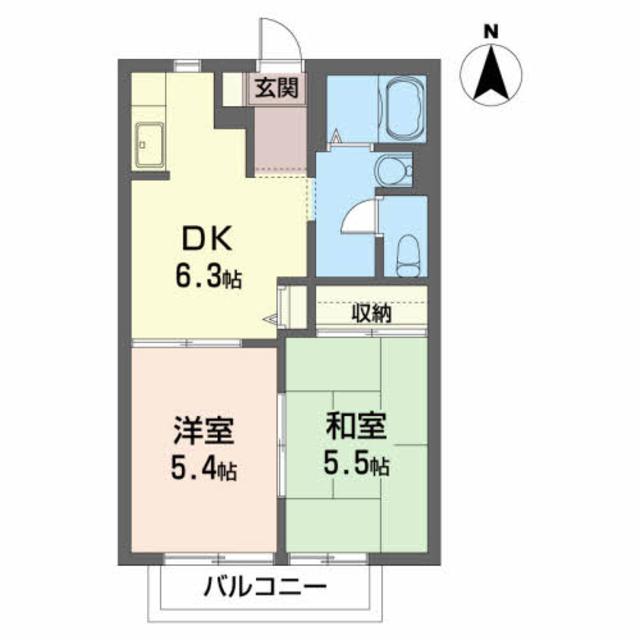 ラークヒルズ　Ａの間取り