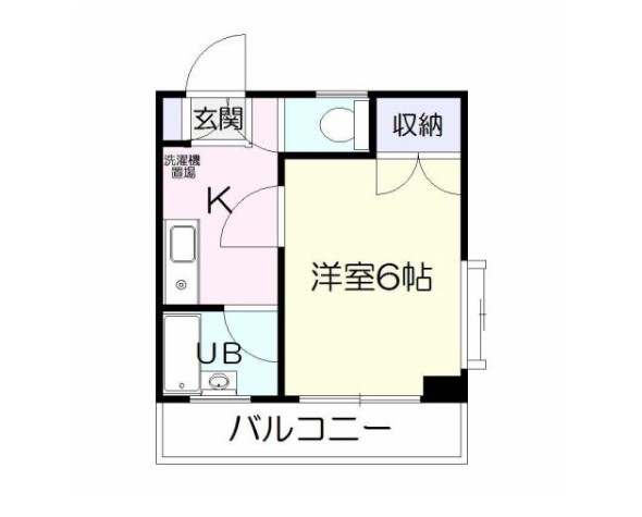 鹿児島市西田のマンションの間取り