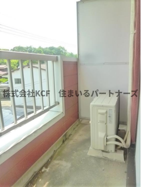 バルコニー　広々としたバルコニーです