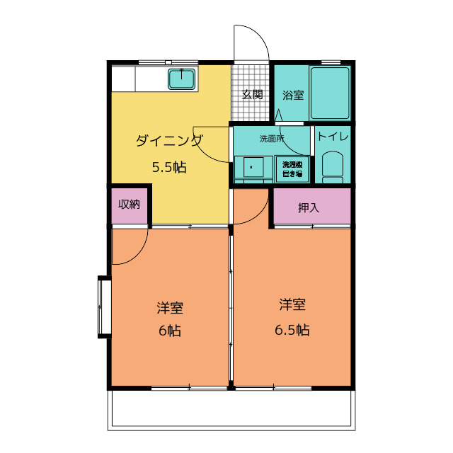 ハイツ木村の間取り