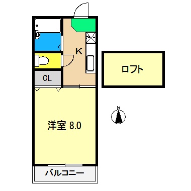 藤川ハイツの間取り