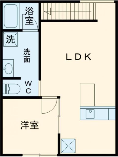 (仮)御国野町御着アパートの間取り