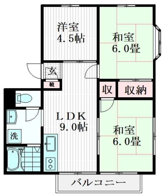 MTハイツの間取り