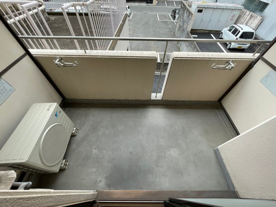 バルコニー　※別部屋の写真です