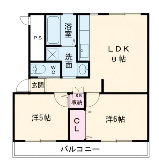 高津橋農住団地Ｃ棟の間取り