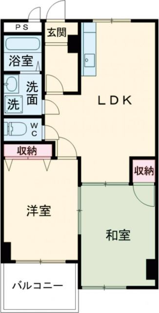 西多摩郡瑞穂町箱根ケ崎西松原のマンションの間取り