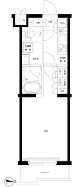 【ルーブル武蔵新城参番館の間取り】