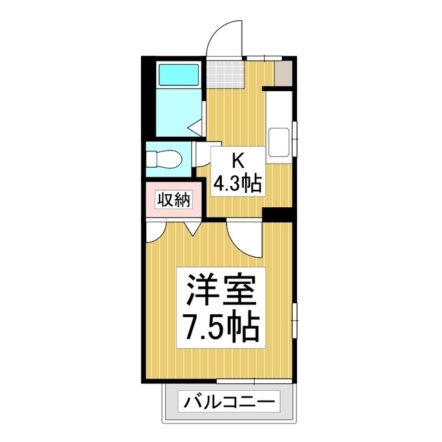 メゾンあぶらや　Ｂ棟の間取り