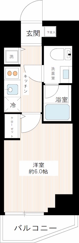 ルクシェール青砥の間取り