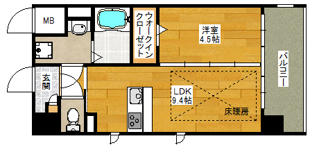 第22関根マンションの間取り