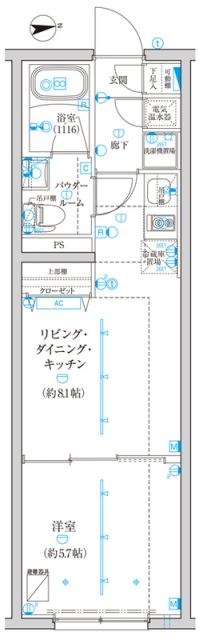 ＴＲＡＤＩＳ西池袋の間取り