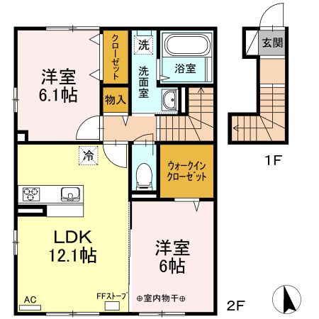 クラリスの間取り