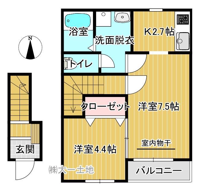 ブランシェ本館の間取り