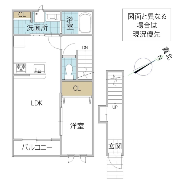 レーガベーネ小松 B棟の間取り