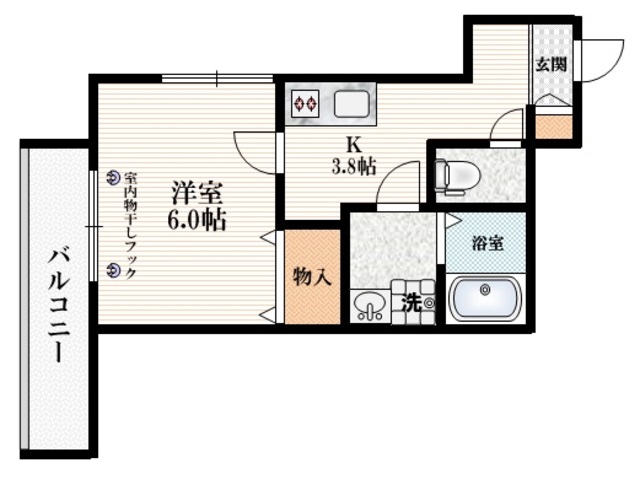 メゾン　ソレイユの間取り