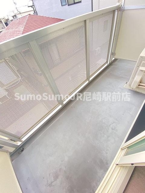 バルコニー　落ち着いた時間を過ごせるバルコニーです