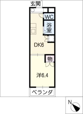 ユニオンハイツ日比野の間取り