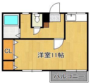 フレンドリー企救丘IIの間取り