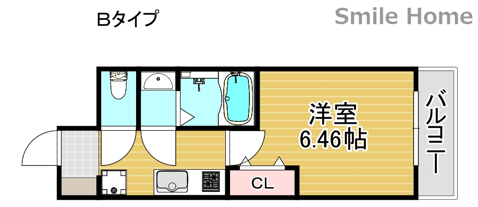 住之江公園レジデンスの間取り