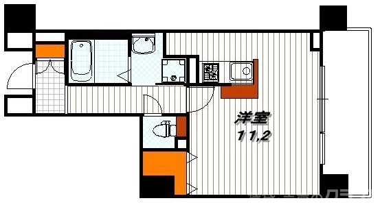 アスヴェル京都四条の間取り