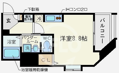 ラナップスクエア難波南の間取り