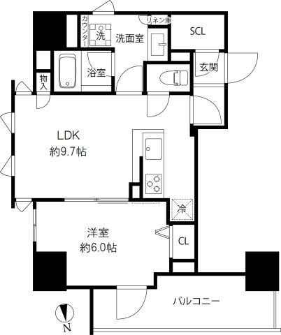 プレール・ドゥーク浅草橋の間取り