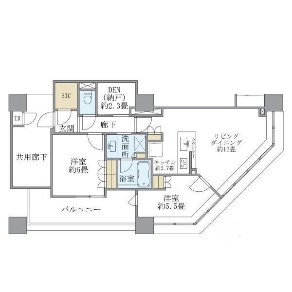 江東区有明のマンションの間取り