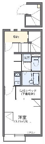 レオネクストグリーンメール富野の間取り