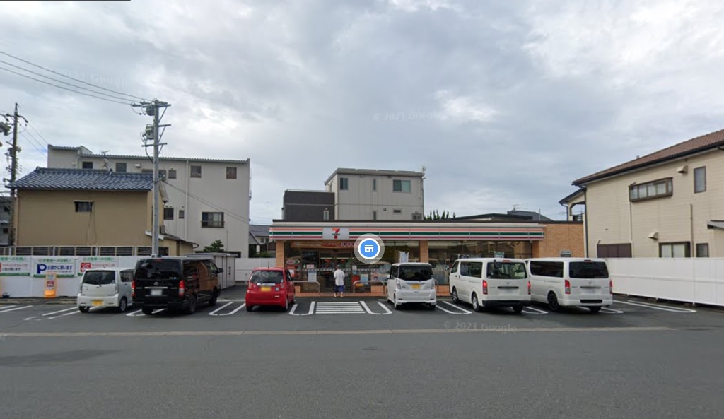 コンビニ　セブンイレブン 浜松龍禅寺町店（コンビニ）まで491m