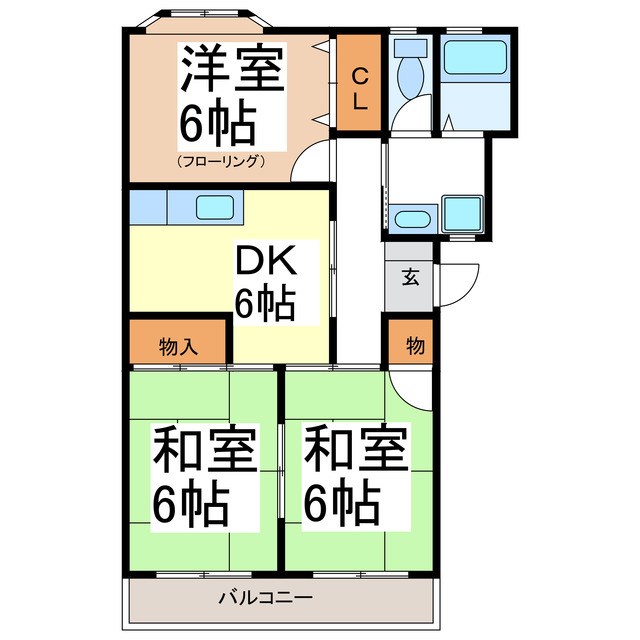 合戦場ローレルライフの間取り