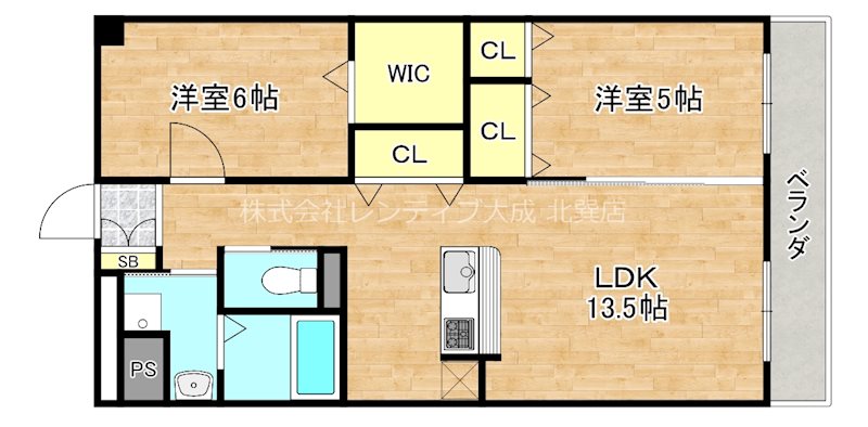 グリーンハイムpartIIの間取り