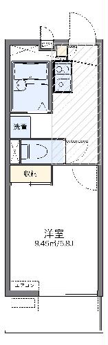 レオパレス翔の間取り