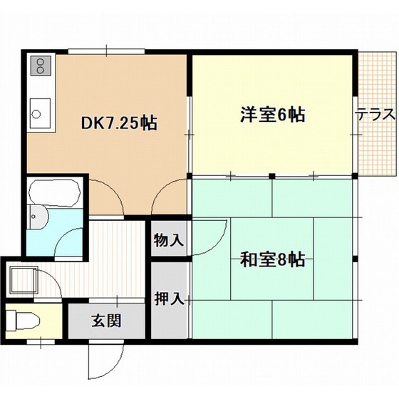 カーサフジの間取り