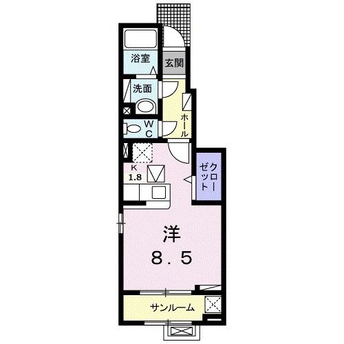 【フォンテーヌ　IIの間取り】