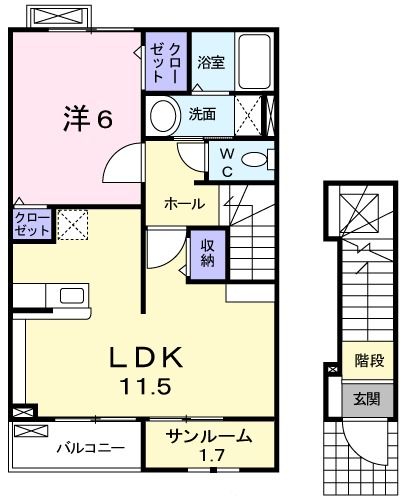 オービットＢの間取り