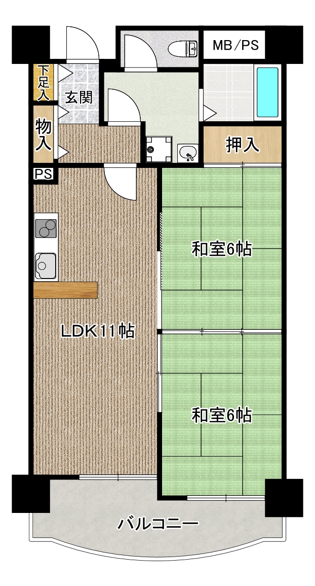 ロイヤルリゾート白浜の間取り