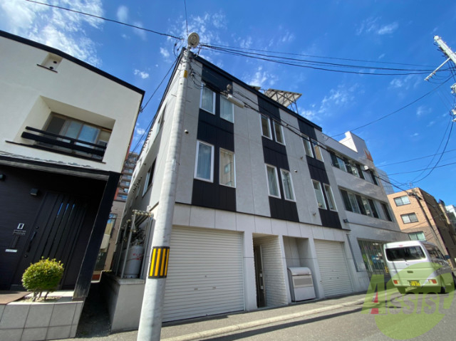 建物外観　札幌市中央区北６条西「デュオローサ」