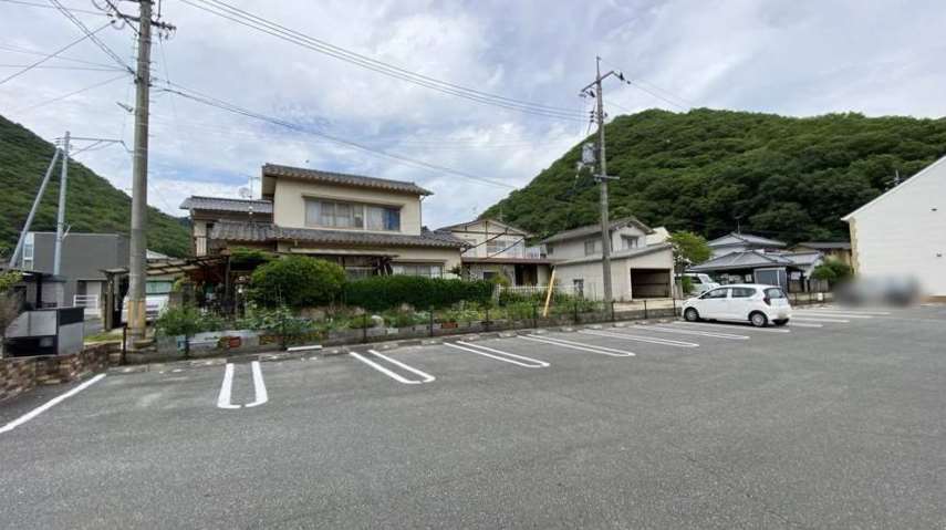 駐車場　眺望