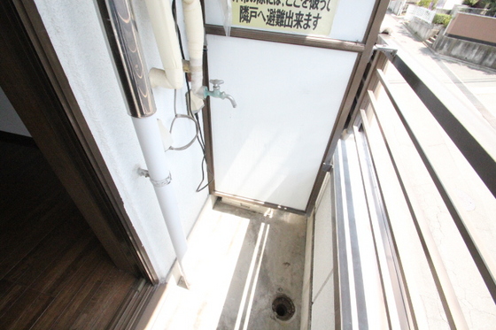 バルコニー　※別部屋の写真です