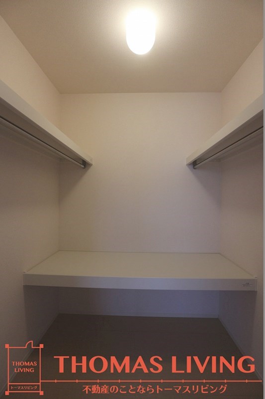 収納　大容量のウォークインクローゼット