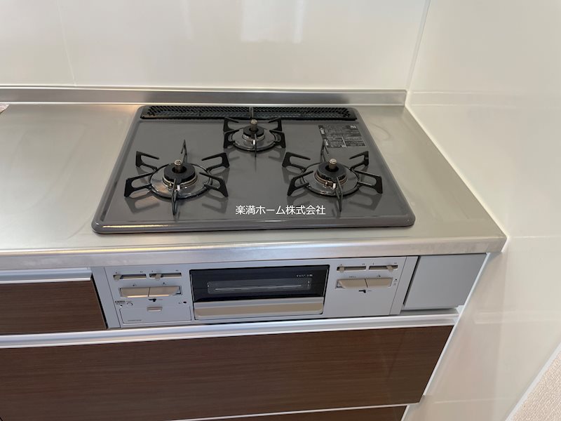 その他　3口システムキッチン（グリル付き）♪