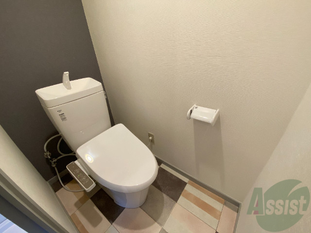 トイレ　トイレにはウォシュレットが付いているので助かります