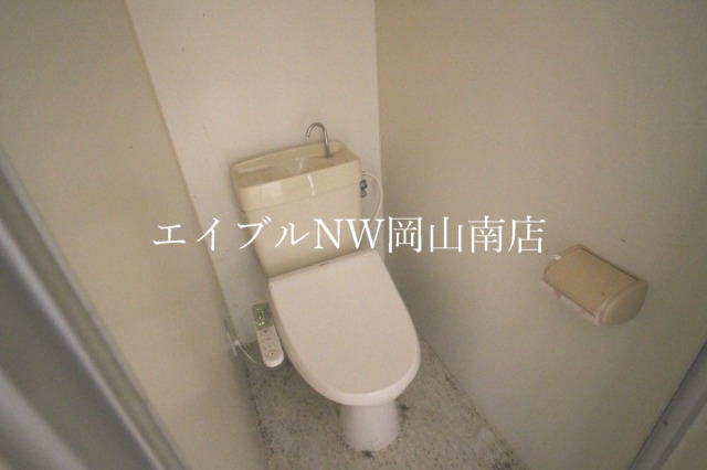 トイレ　同物件の違う部屋です。