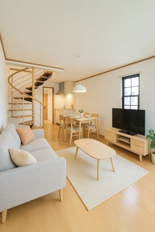 居室・リビング　家具・家電はイメージです