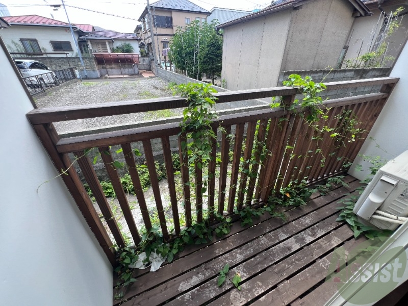 バルコニー　バルコニーはこのような感じになっています。