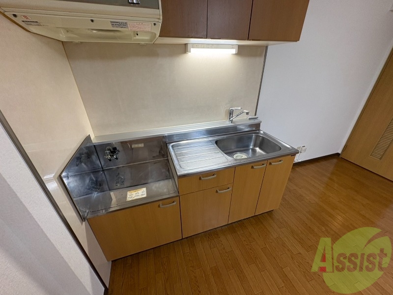 キッチン　清潔感がありお洒落なキッチンになっていました！