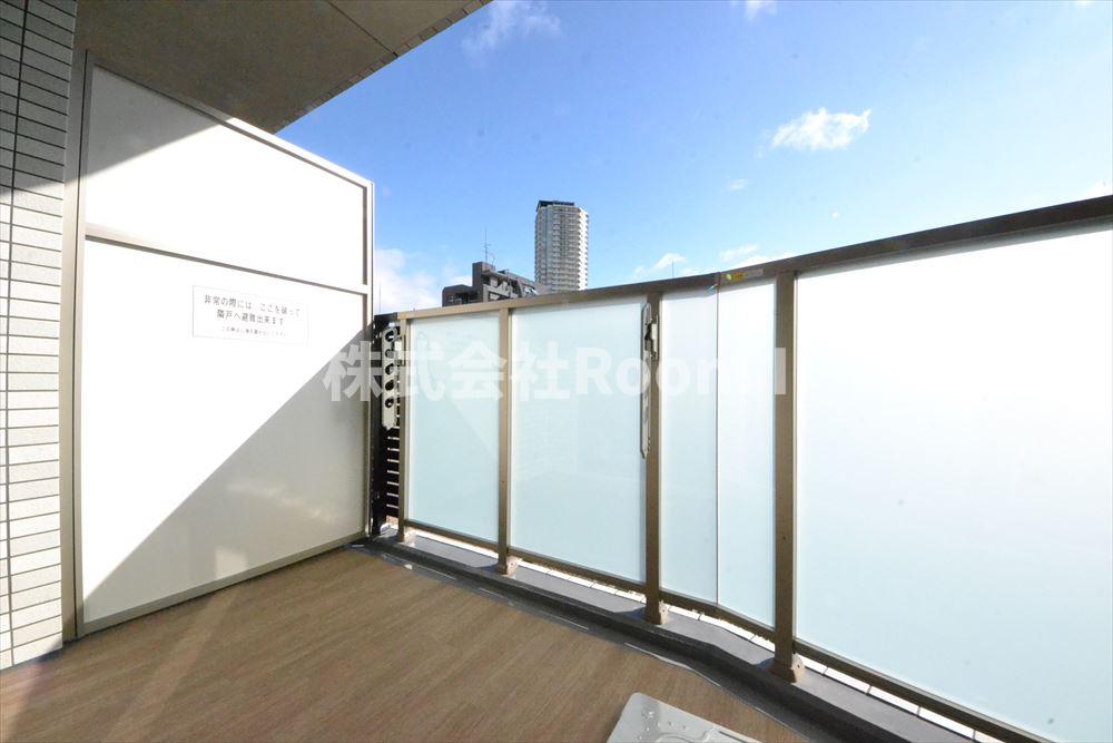 バルコニー　陽当たり良好なバルコニーです