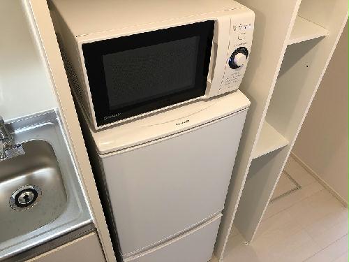 収納　電子レンジ　冷蔵庫