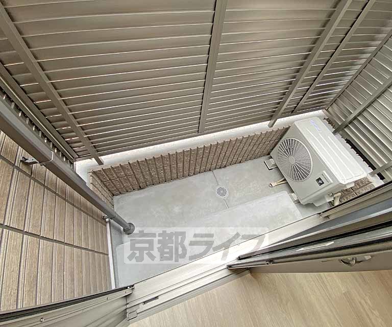 バルコニー　専用庭です。