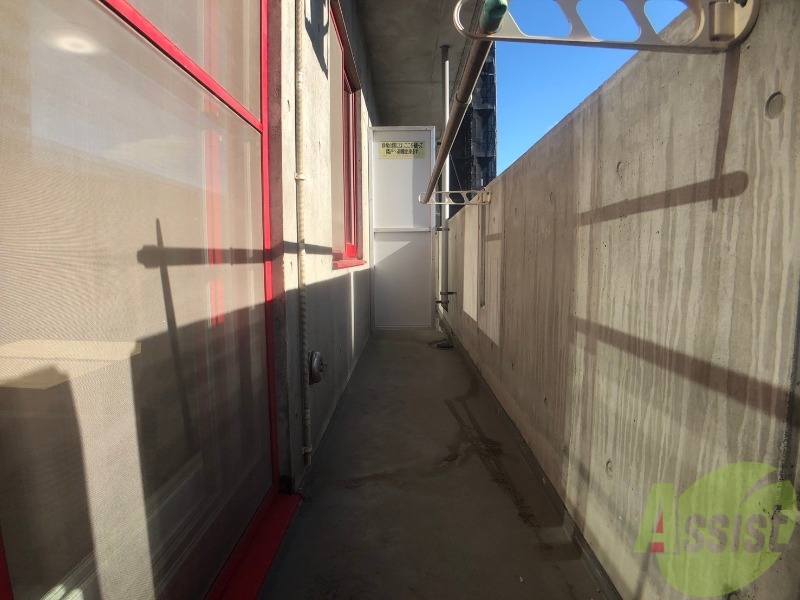 バルコニー　バルコニーです。天気の良い日には外干しができます！